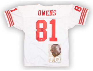 terrell owens signed jersey
