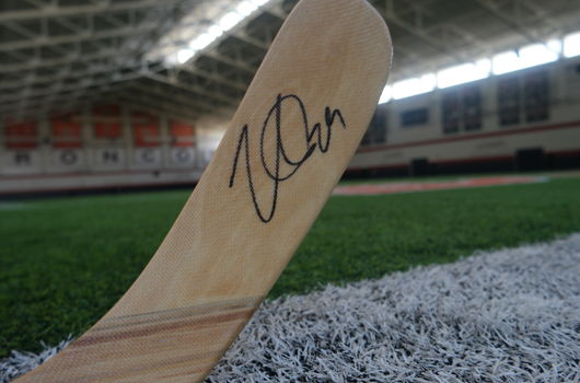Nathan MacKinnon Hockey Stick - 2019 Denver Broncos Kickoff Luncheon | Mobile Silent Auction ...