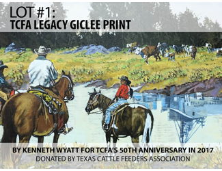 Tcfa Legacy Giclee Print 2019 Beef Pac Auction Mobile Silent